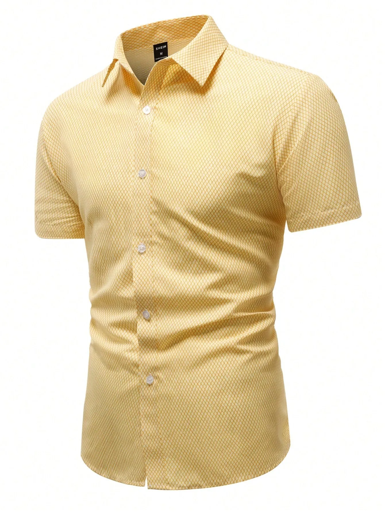 Manfinity Mode Men Allover Print Button Up Shirt