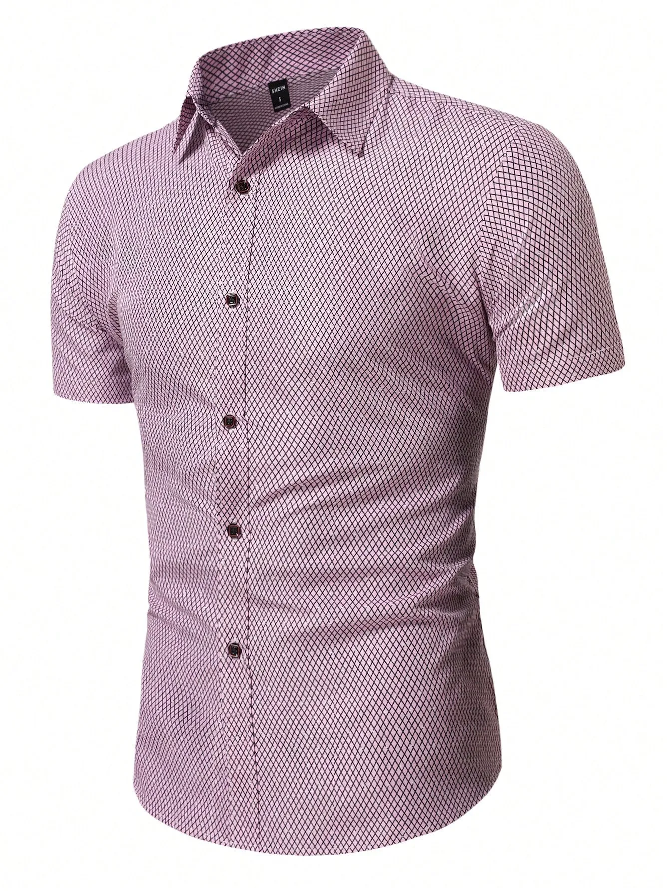 Manfinity Mode Men Allover Print Button Up Shirt
