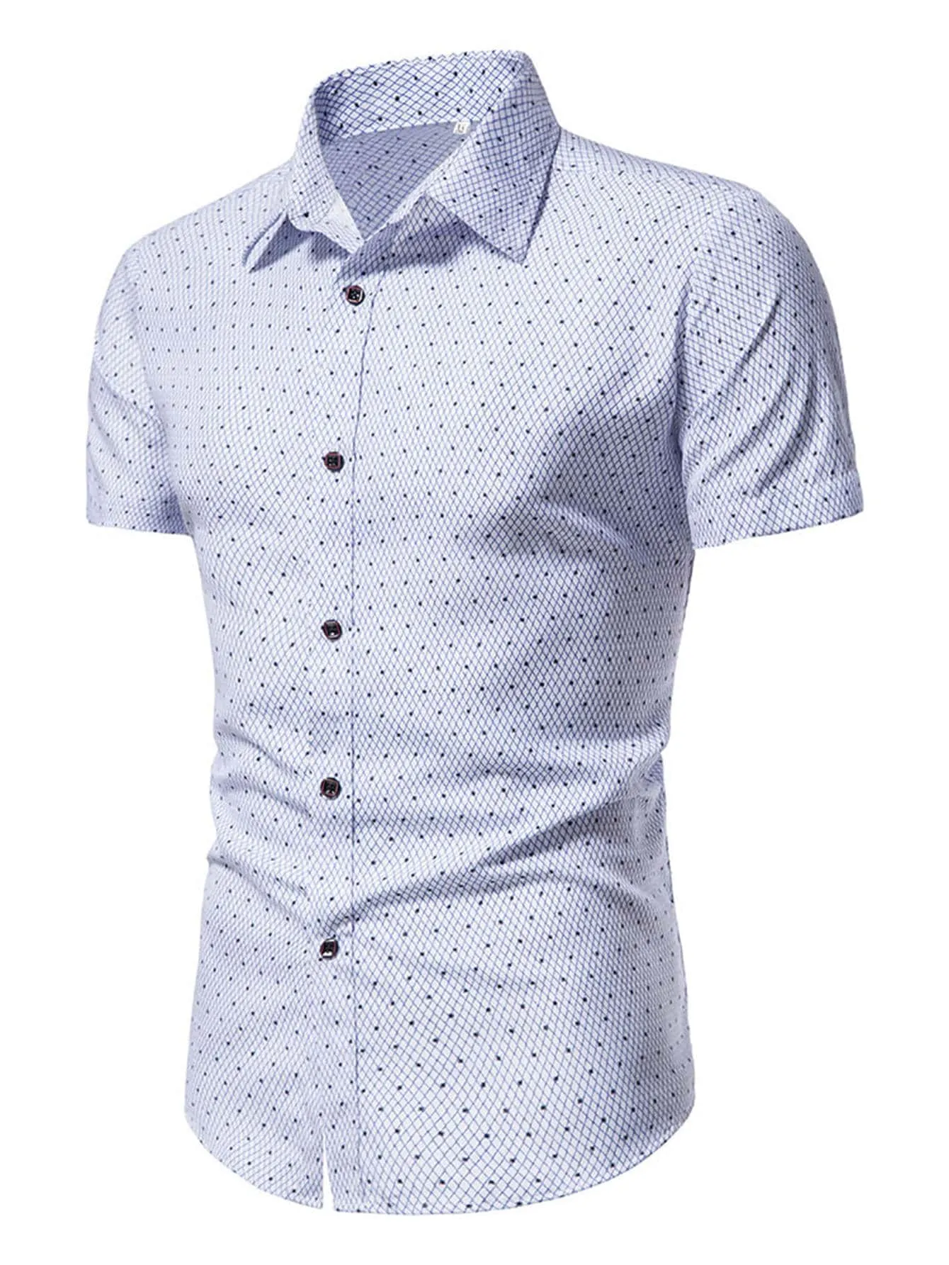 Manfinity Mode Men Allover Print Button Up Shirt