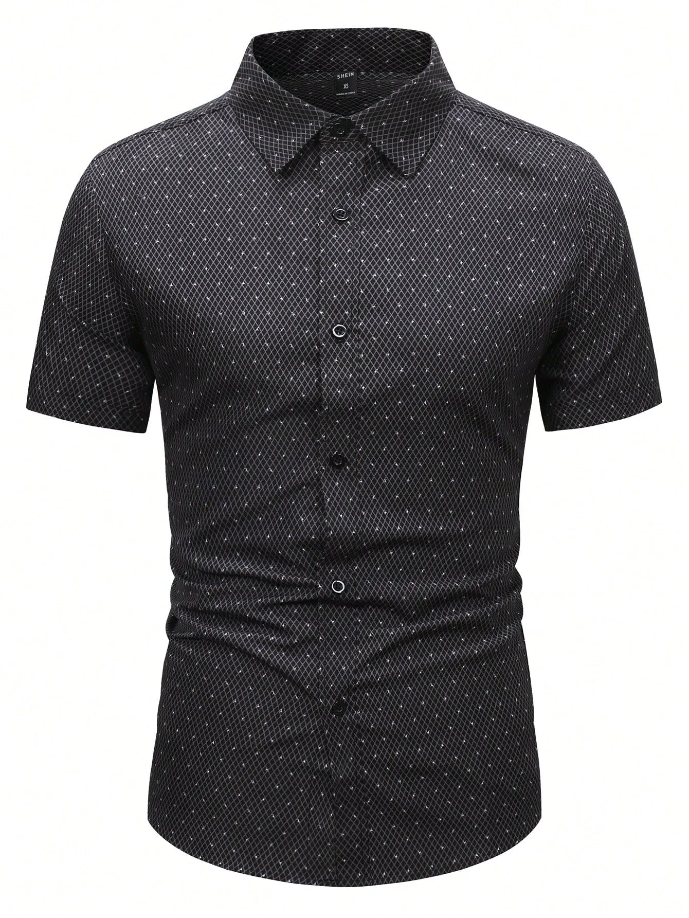 Manfinity Mode Men Allover Print Button Up Shirt