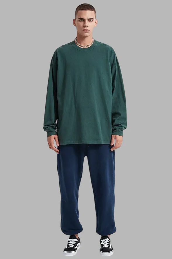 Marina Threads - "Vintage" Green Long Sleeve Top