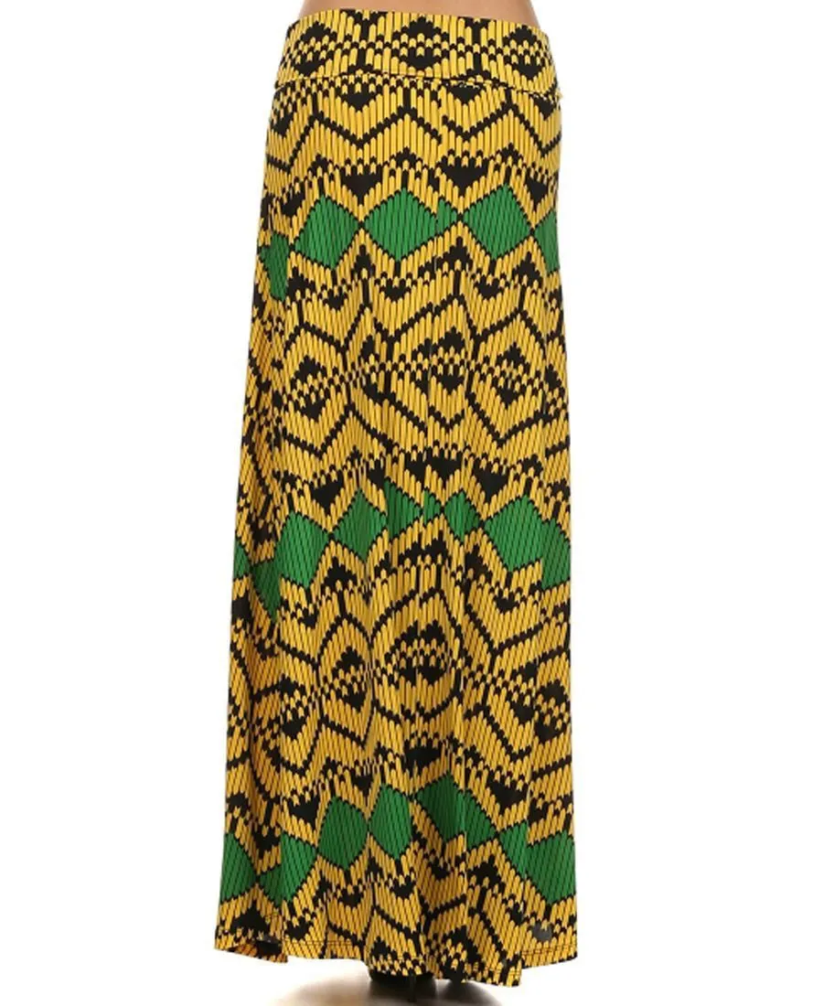 Maxi Skirt Bee Yellow Green