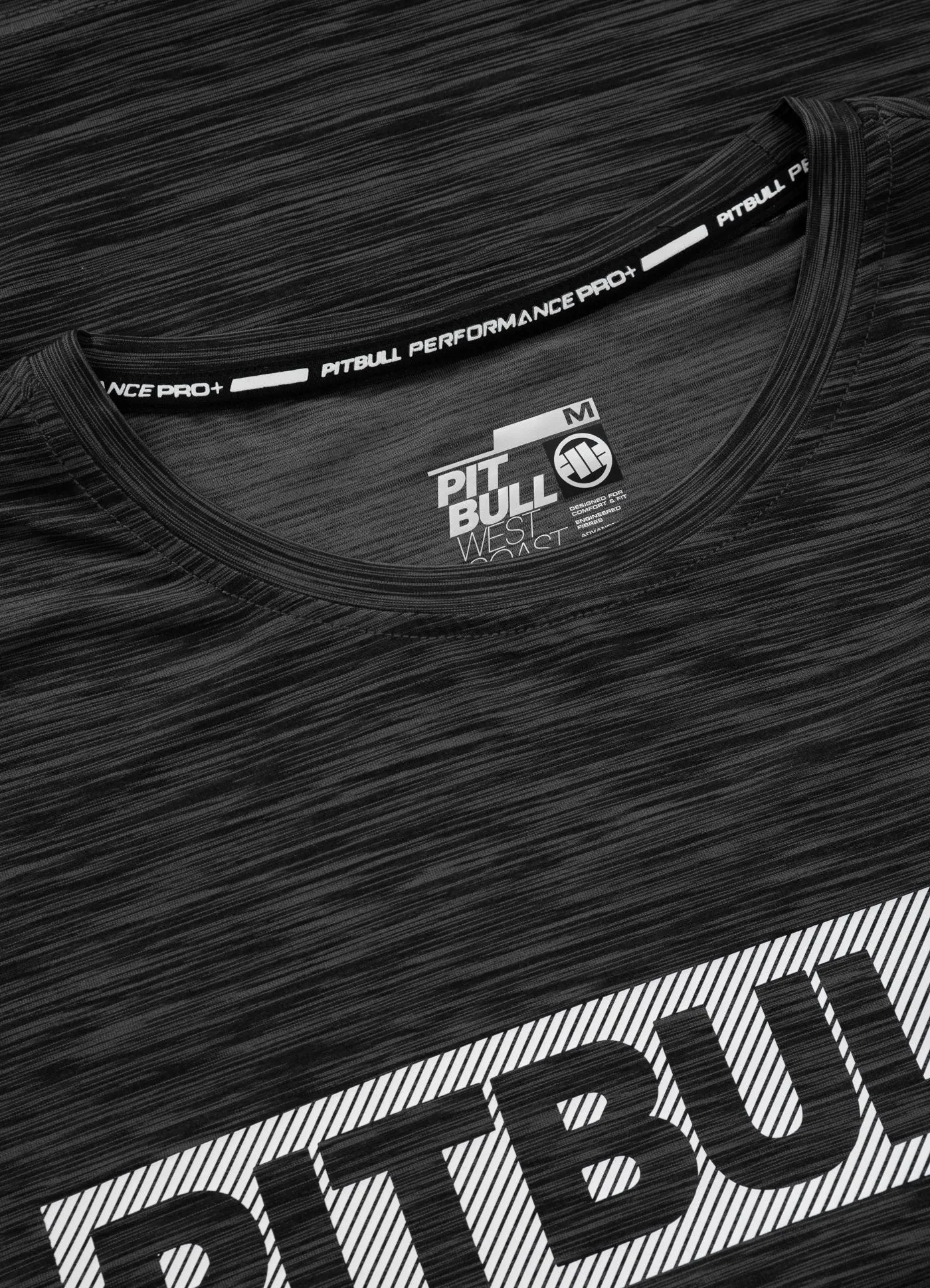 Men's T-Shirt Casual Sport Hilltop - Black Melange