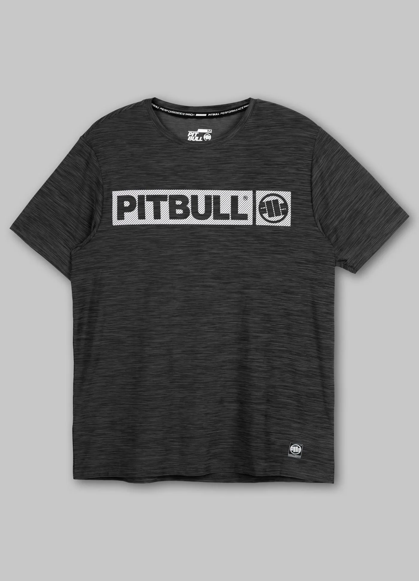 Men's T-Shirt Casual Sport Hilltop - Black Melange
