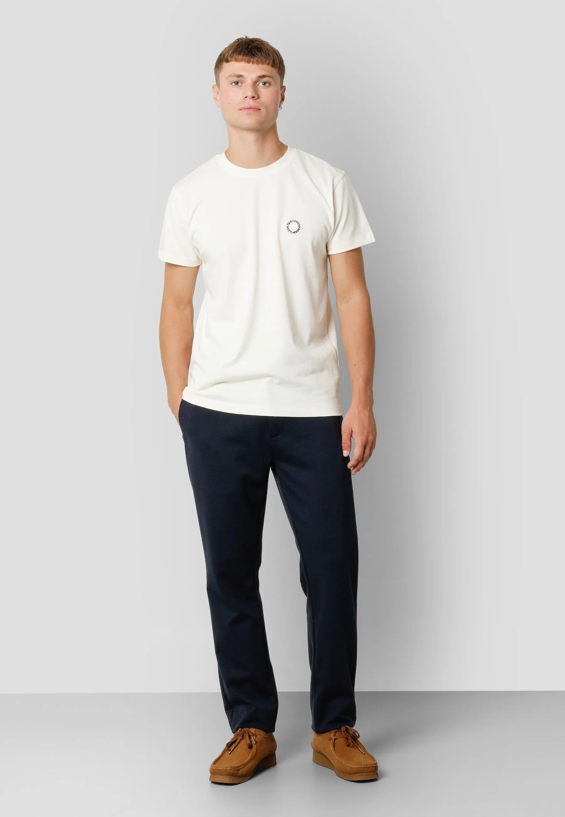 Milano jersey stretch pants - Navy