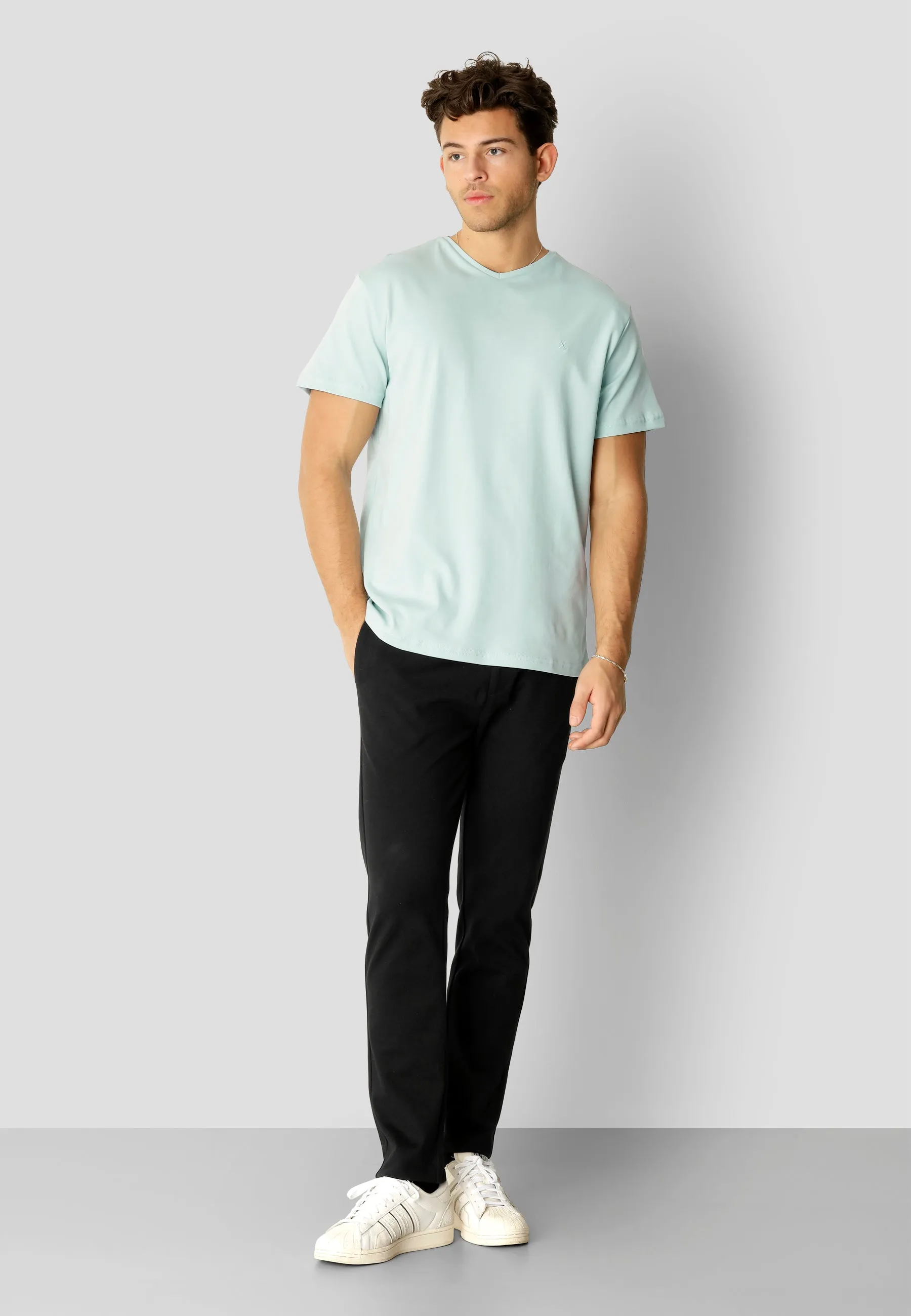 Milano jersey stretch pants - Sort