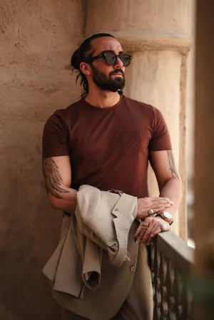Monarch Crew Neck Knitwear with Pocket Detail – Tile