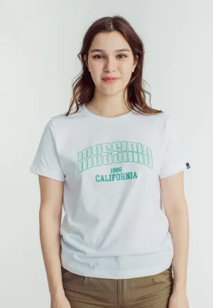 Mossimo Agatha White Classic Fit Tee