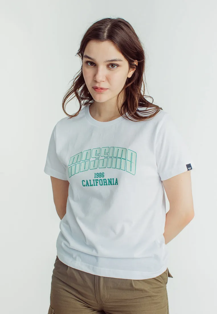 Mossimo Agatha White Classic Fit Tee