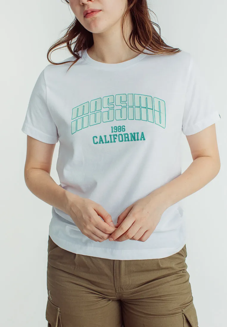 Mossimo Agatha White Classic Fit Tee