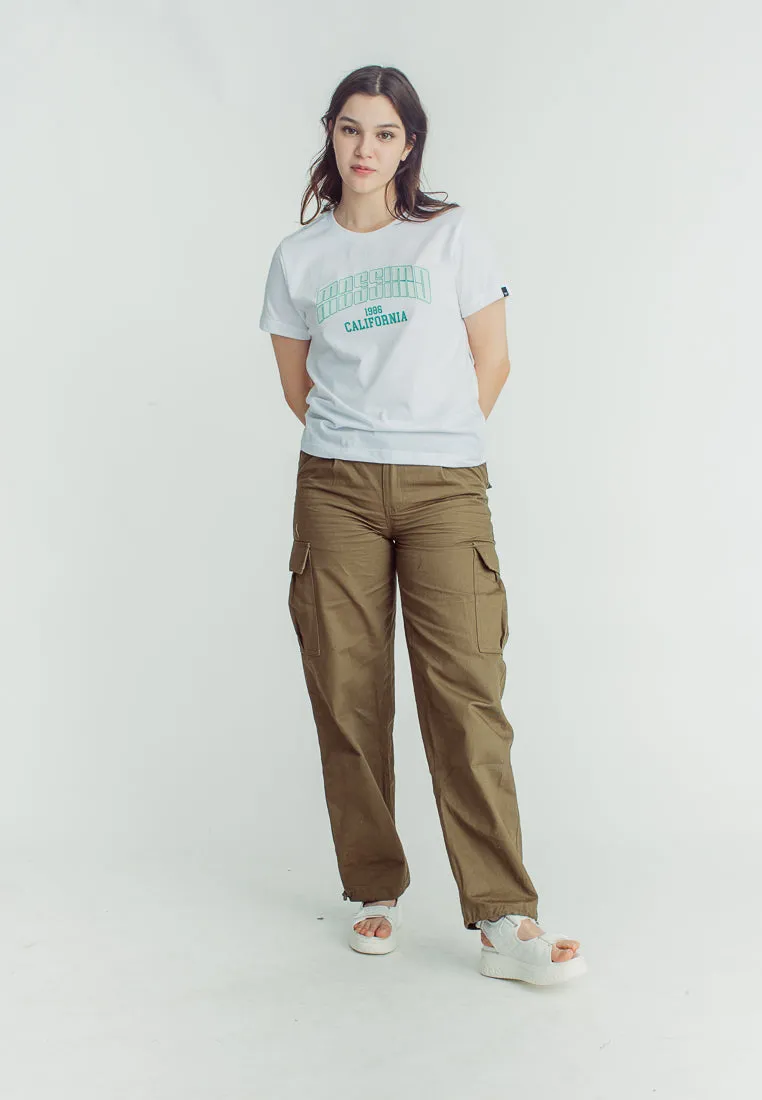 Mossimo Agatha White Classic Fit Tee