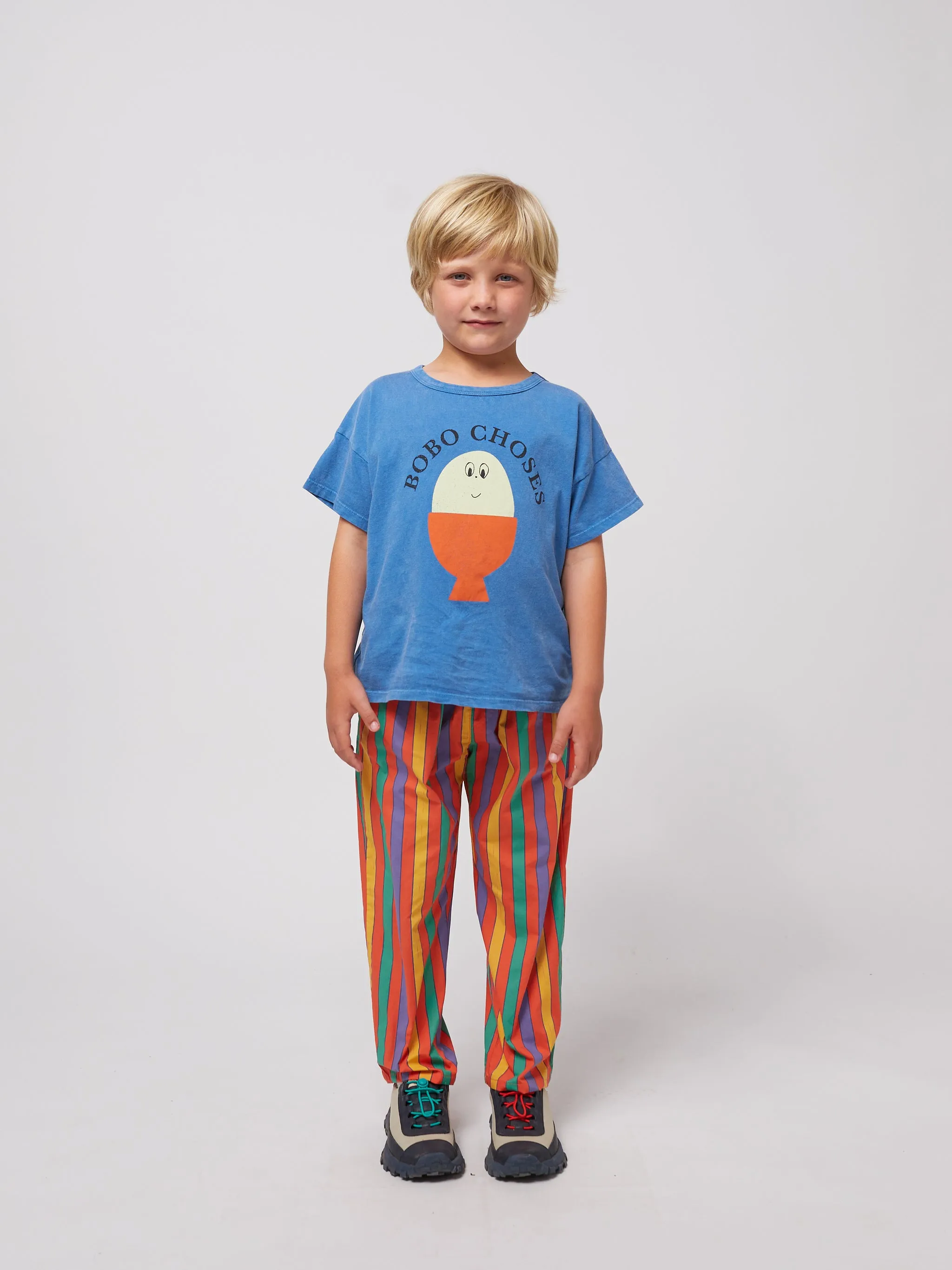 Multicolor Stripes Woven Pants