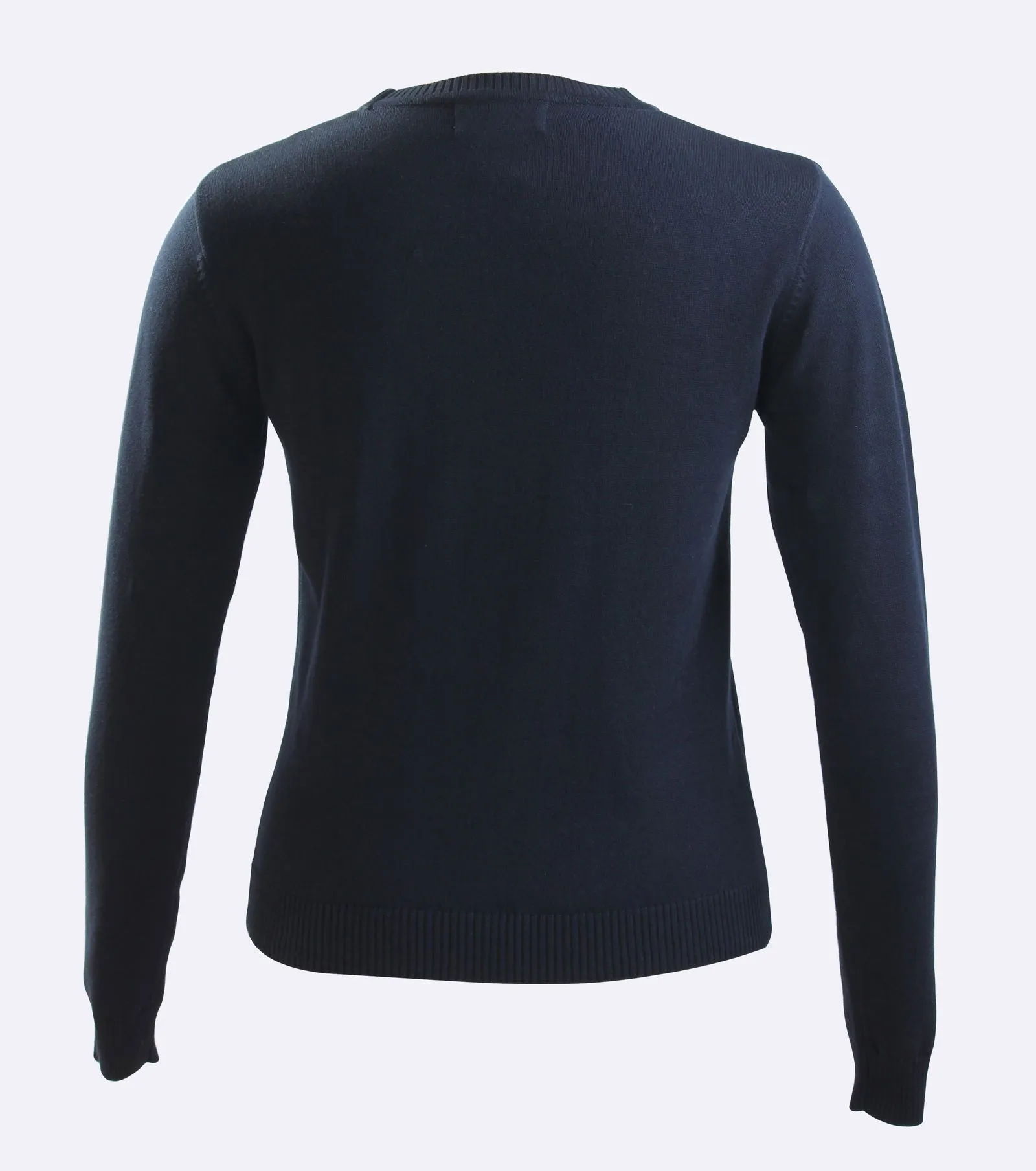 Navy Crew neck Cotton Knit sweater RN16