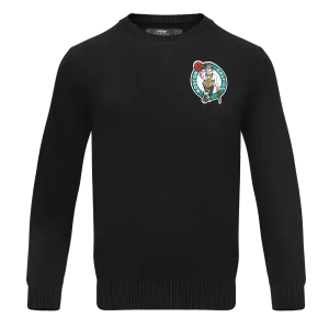 NBA BOSTON CELTICS KNIT BOX SET CREWNECK SWEATER (BLACK)