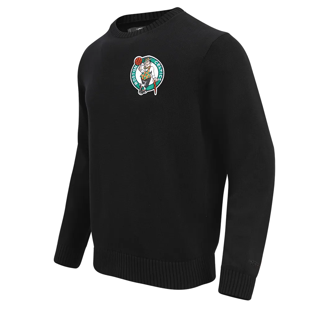 NBA BOSTON CELTICS KNIT BOX SET CREWNECK SWEATER (BLACK)