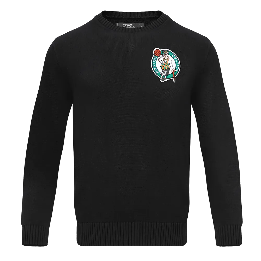 NBA BOSTON CELTICS KNIT BOX SET CREWNECK SWEATER (BLACK)
