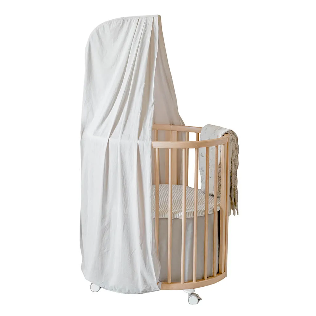 New Sleepi Mini Bed Skirt by Pehr Grey