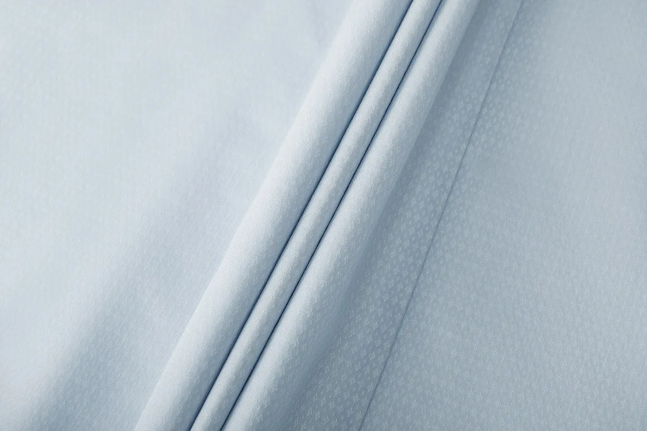 Non-Iron Super Soft Lyocell Blend Textured Shirt in Smart Fit with Chest Pocket