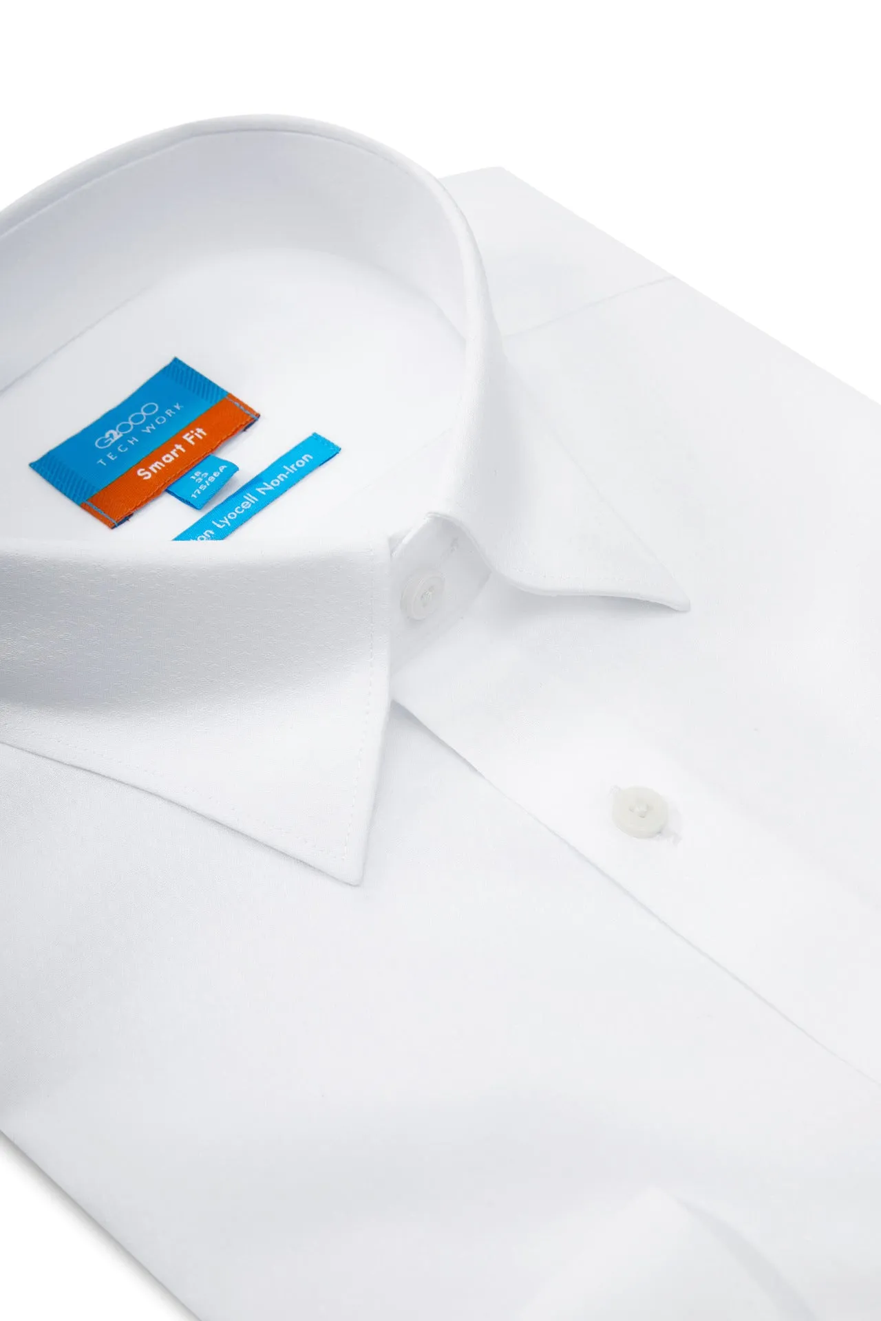 Non-Iron Super Soft Lyocell Blend Textured Shirt in Smart Fit with Chest Pocket
