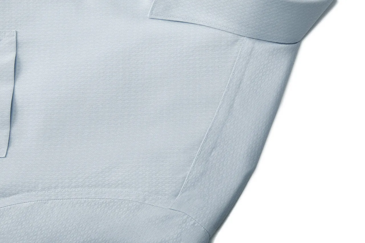 Non-Iron Super Soft Lyocell Blend Textured Shirt in Smart Fit with Chest Pocket