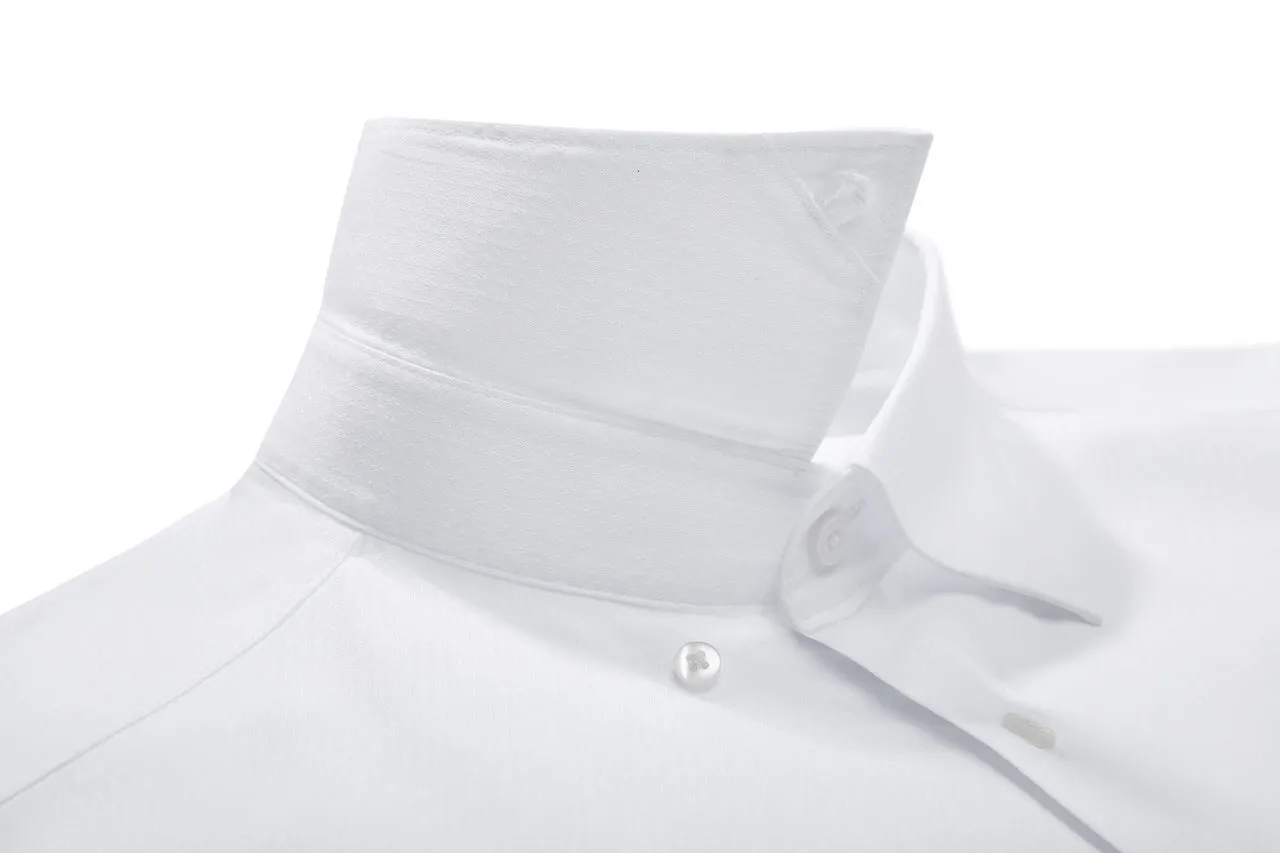 Non-Iron Super Soft Lyocell Blend Textured Shirt in Smart Fit with Chest Pocket