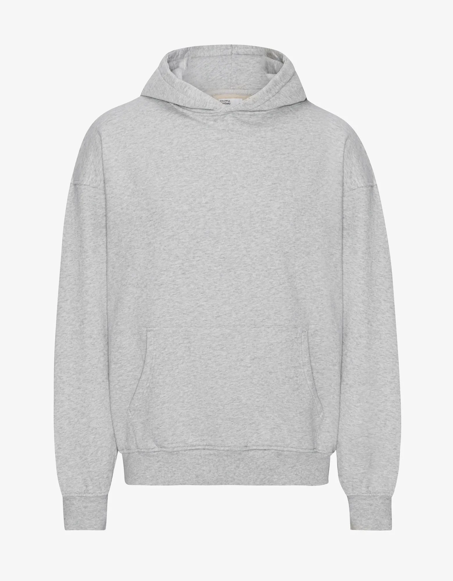 Organic Oversized Hood - Heather Grey