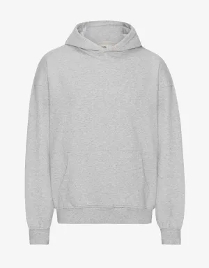 Organic Oversized Hood - Heather Grey