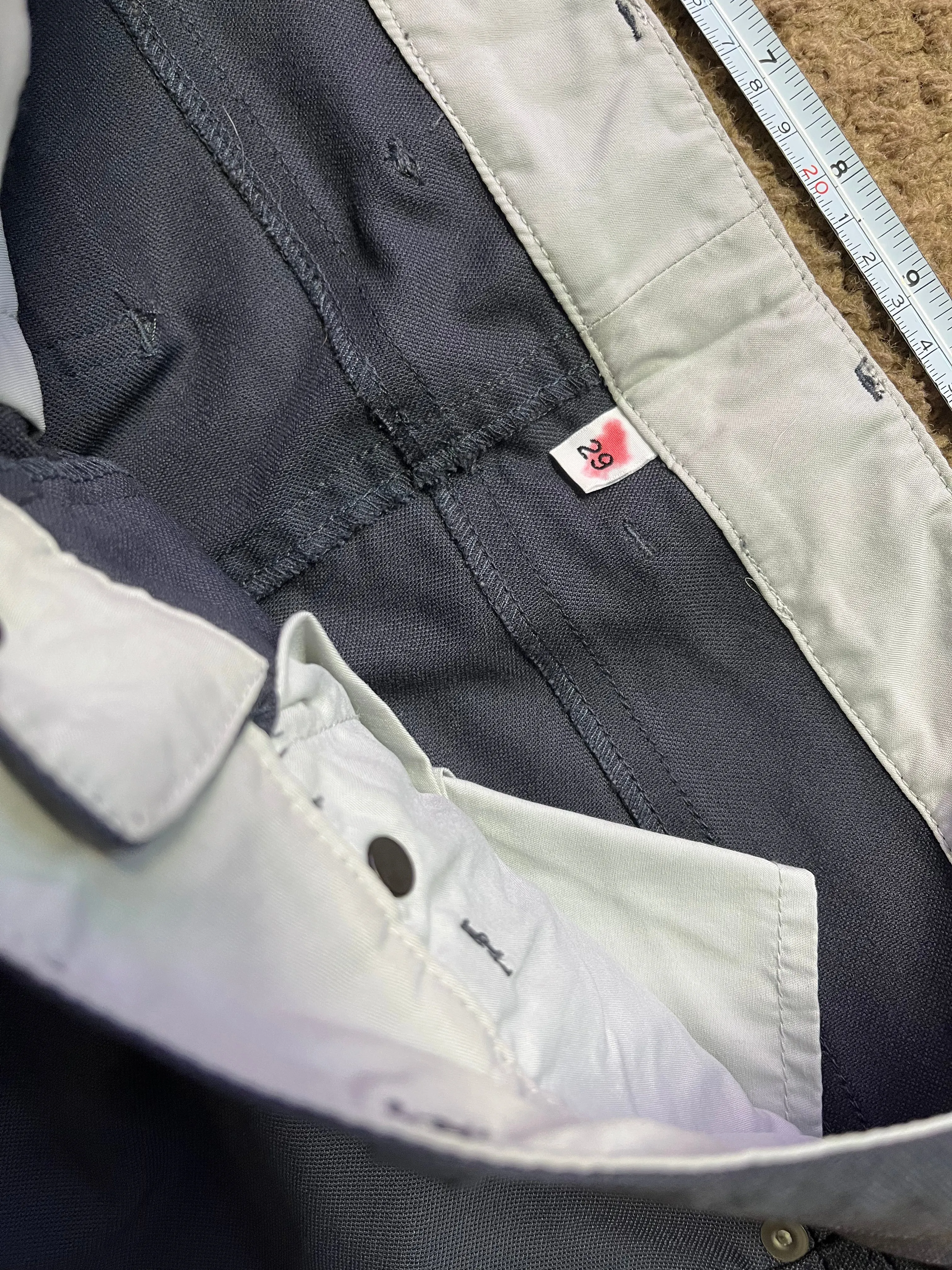 Outlier Slim Dungarees - Color: Bluetint Gray - Size: 29 x 29.5