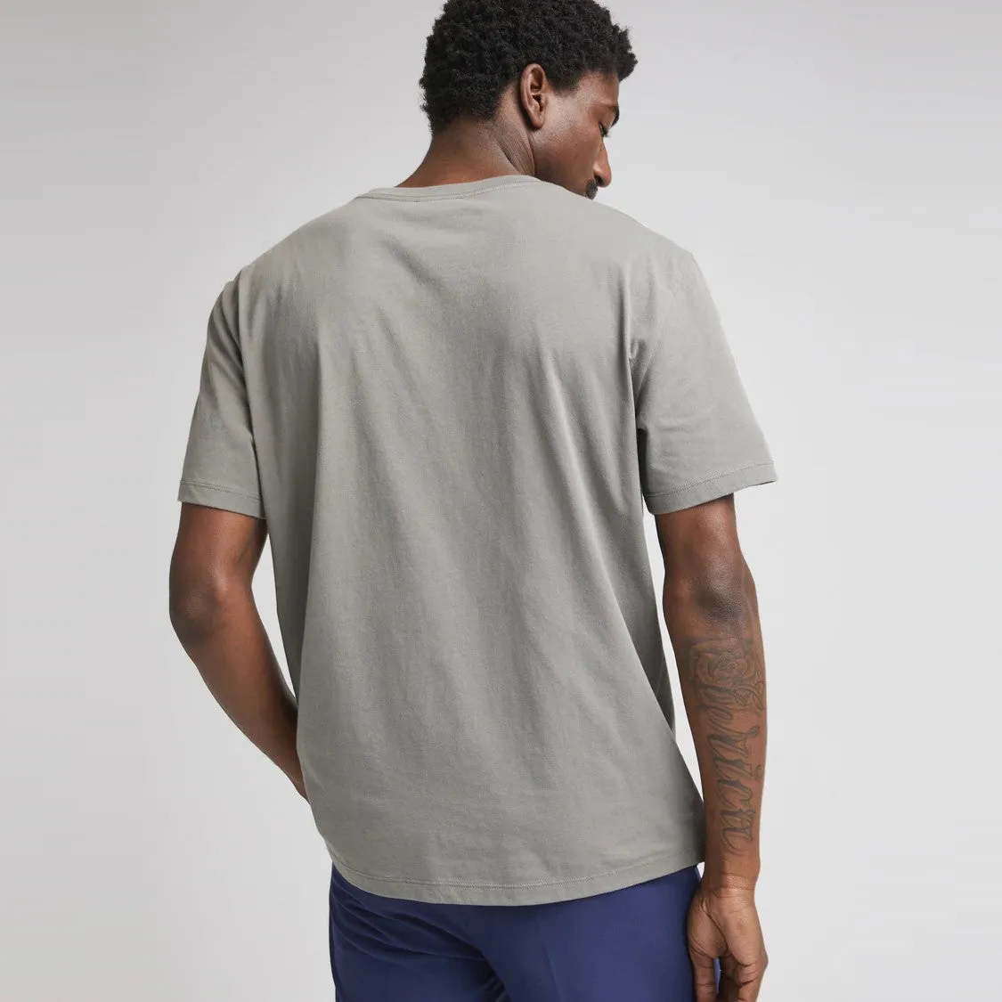 Pima Cotton Pocket Tee (Gunmetal)