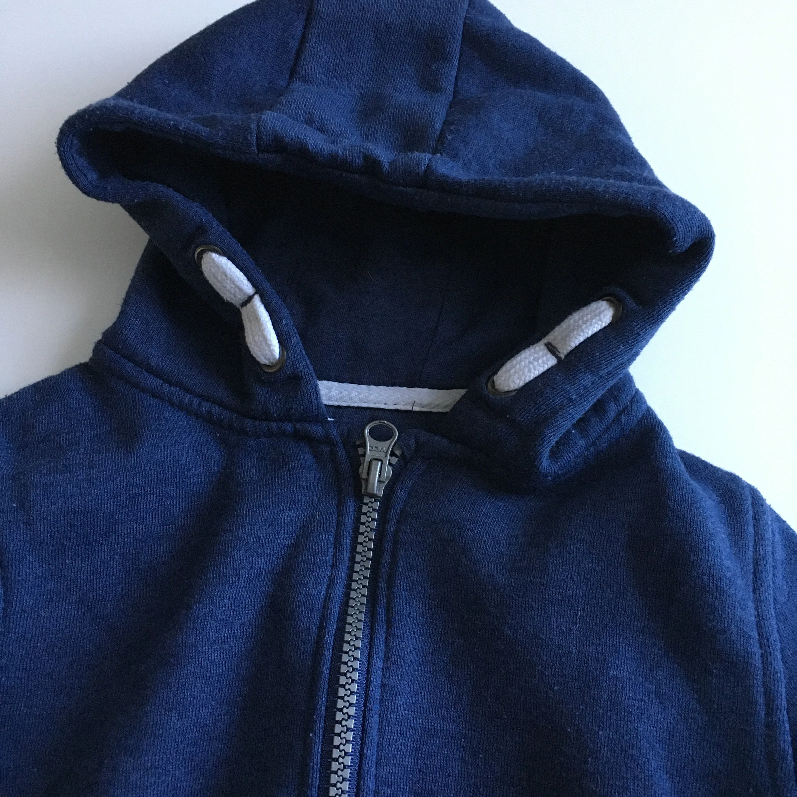 Primark Boys Navy Blue Zip Up Hoodie Jumper - Boys 5-6yrs