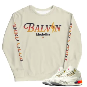 Retro 3 J.Balvin Bolt Sweatshirt