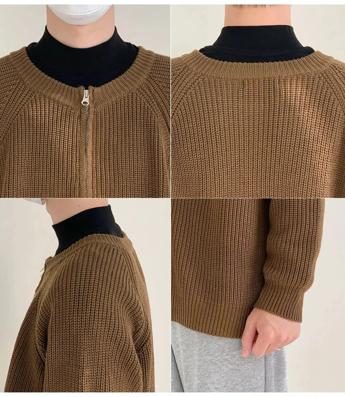 Retro Knitted Cardigan Sweater Jacket