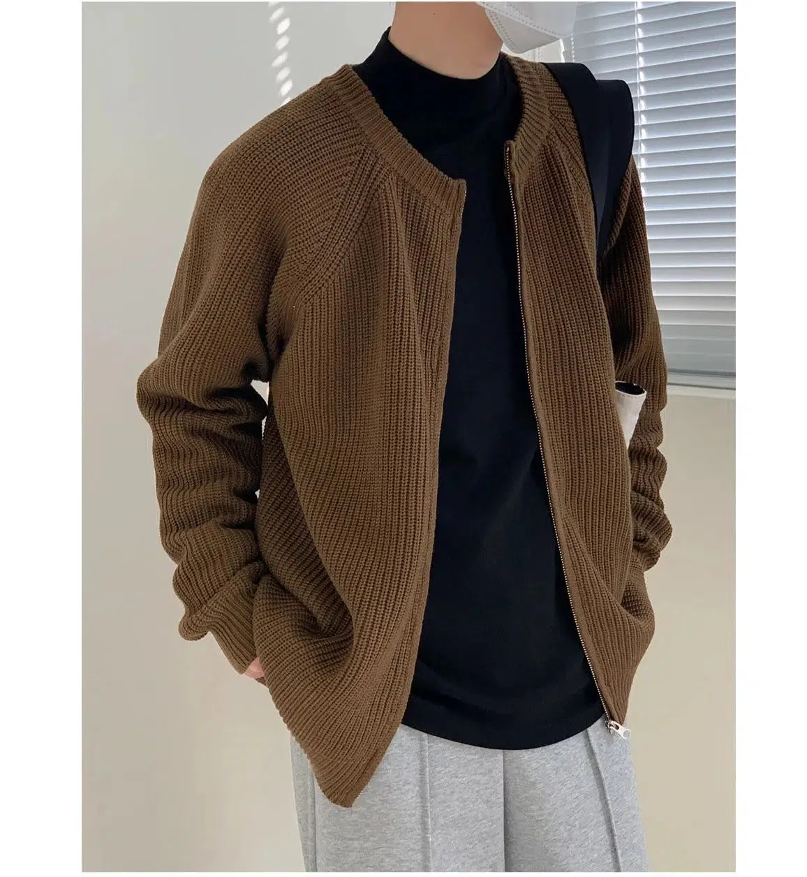 Retro Knitted Cardigan Sweater Jacket