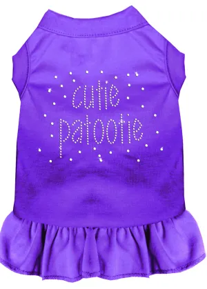 Rhinestone Cutie Patootie Dress Purple Xxl