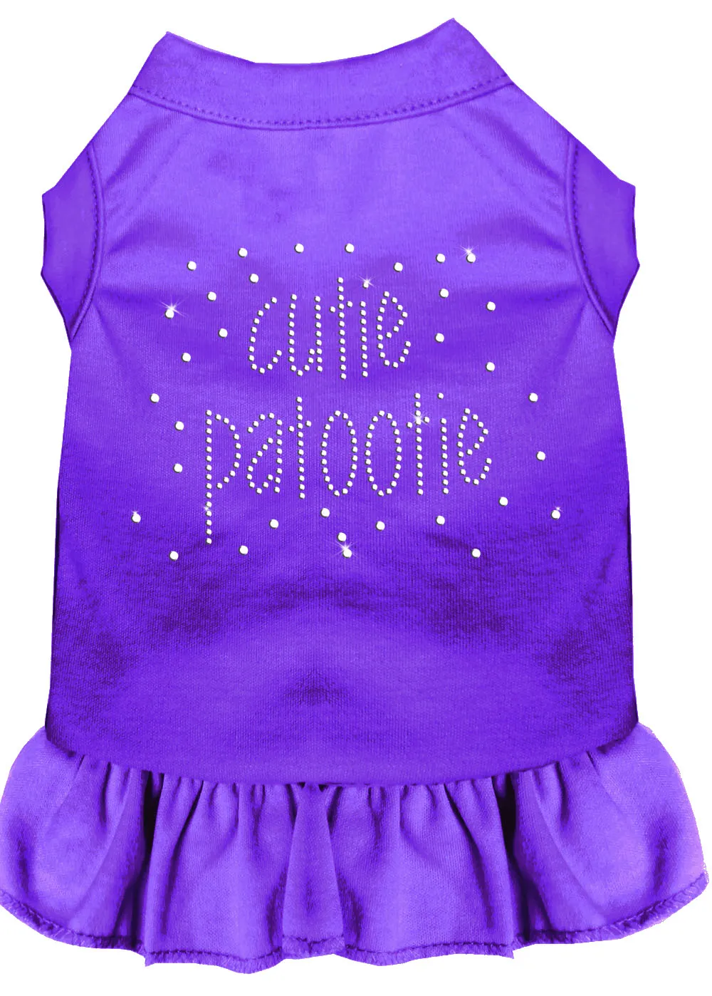 Rhinestone Cutie Patootie Dress Purple Xxl