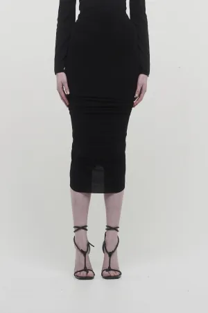 Rick Owens Shrimp Skirt in Black