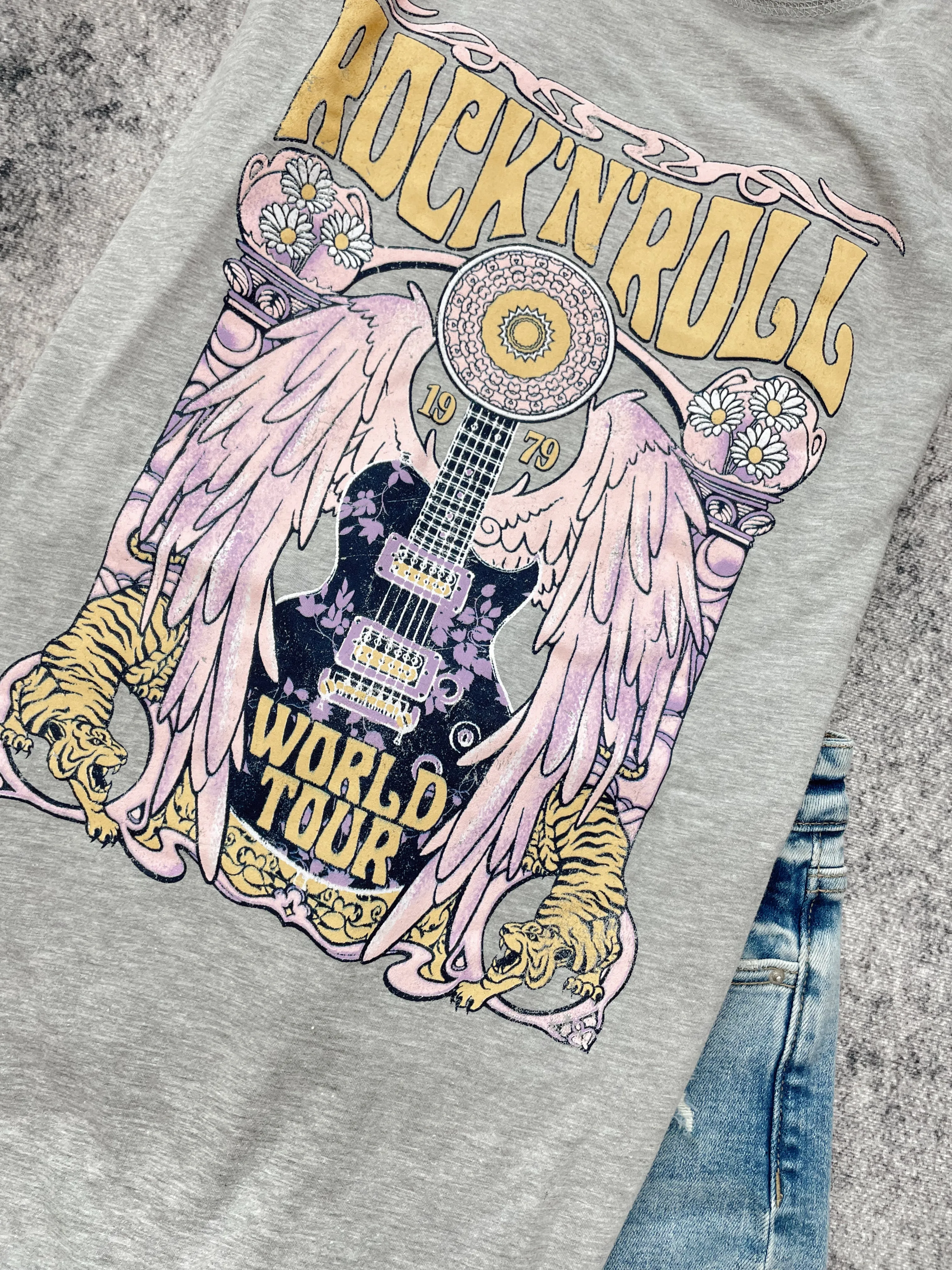 Rock N Roll World Tour 1979 Graphic Tee