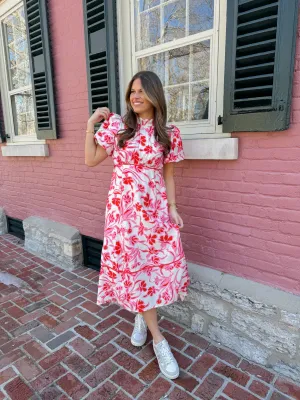 Rosy Red Radiance Dress