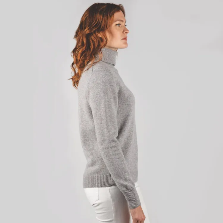 Schoffel Ladies Merino Roll Neck Jumper