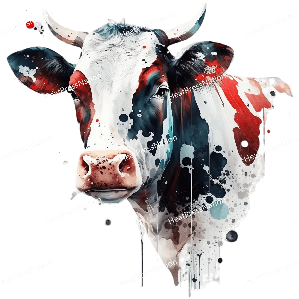 Splatter Cow Design