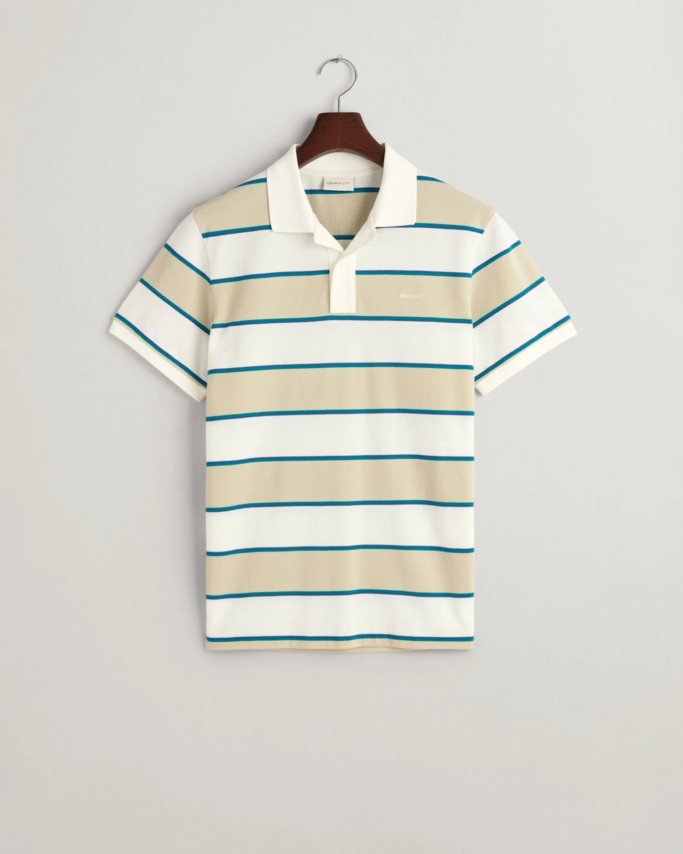 Stripe Pique Polo