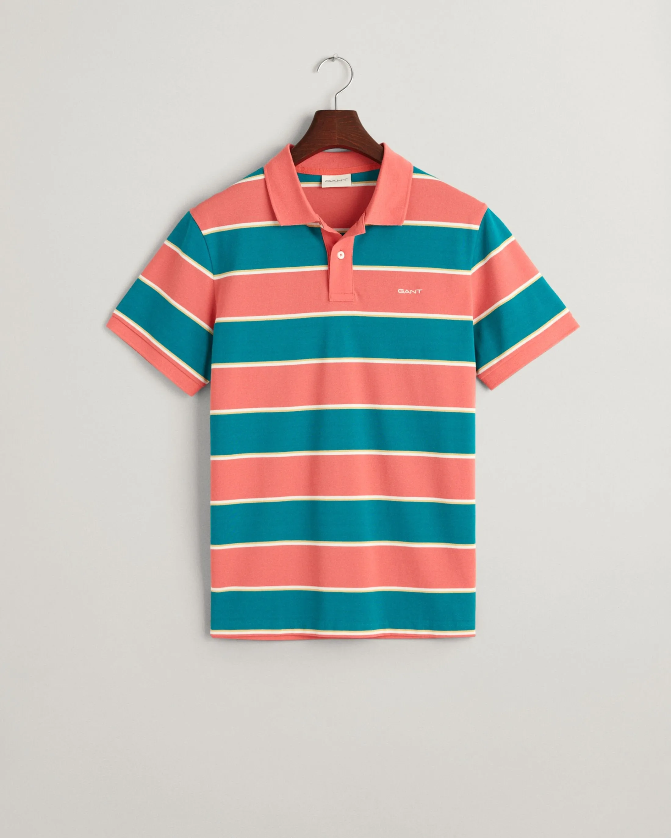 Stripe Pique Polo