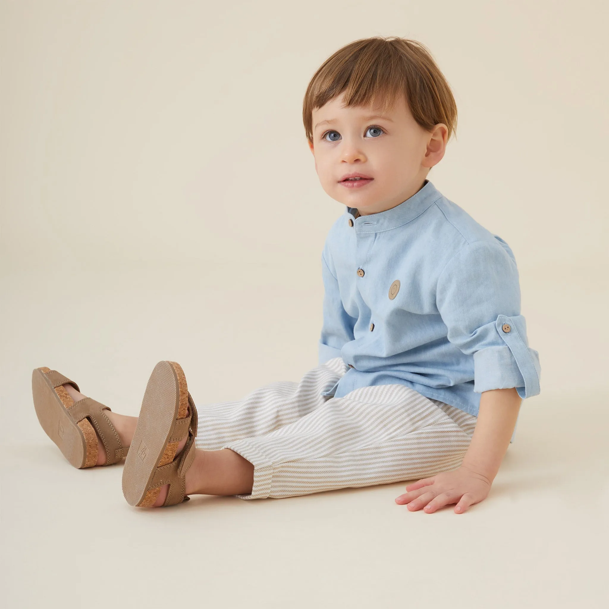 Striped Organic Cotton Pants