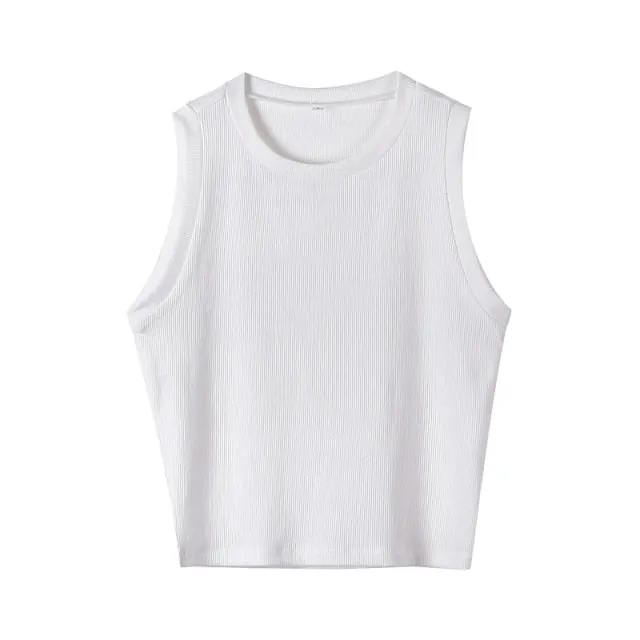 Stylemein - Rib Knit Top | Rib Knit Crop Top