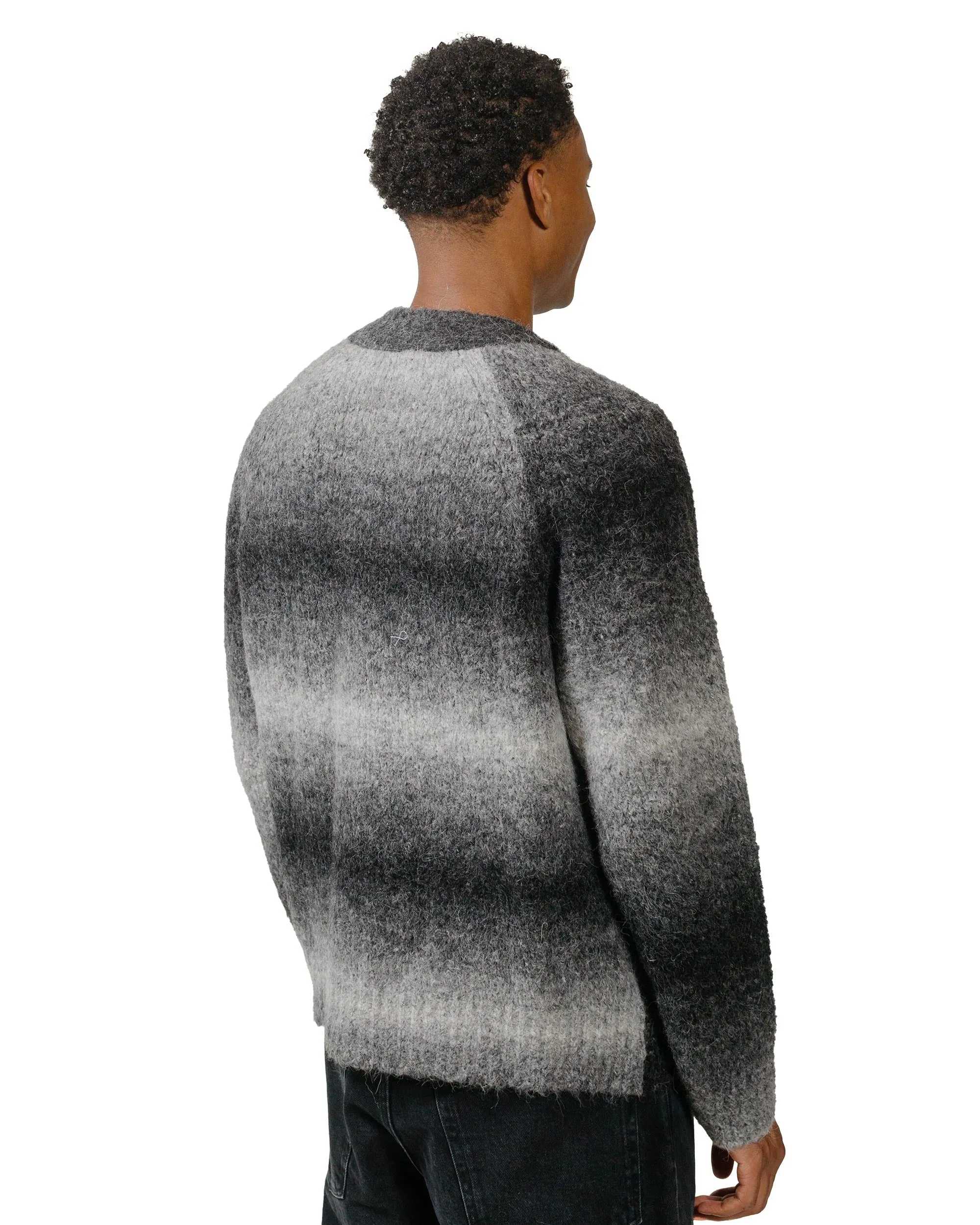 Sunflower Ombre Zip Cardigan Black
