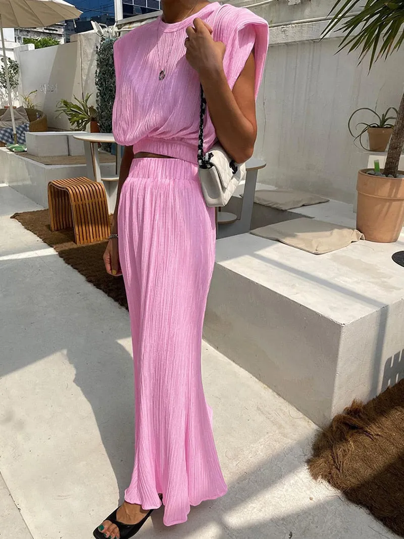 Tarn - Elegant Maxi Skirt Set Outfit