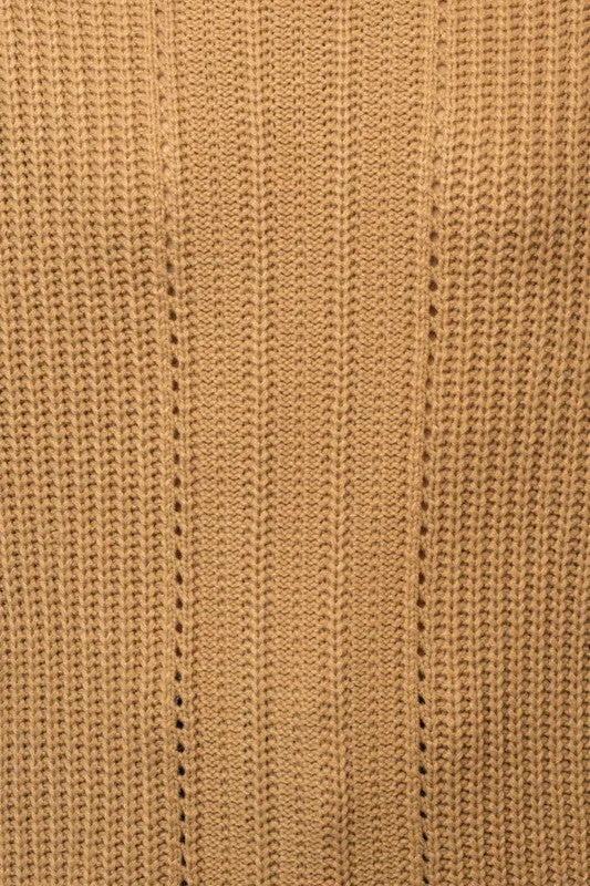 Taupe Balloon Sleeve Sweater