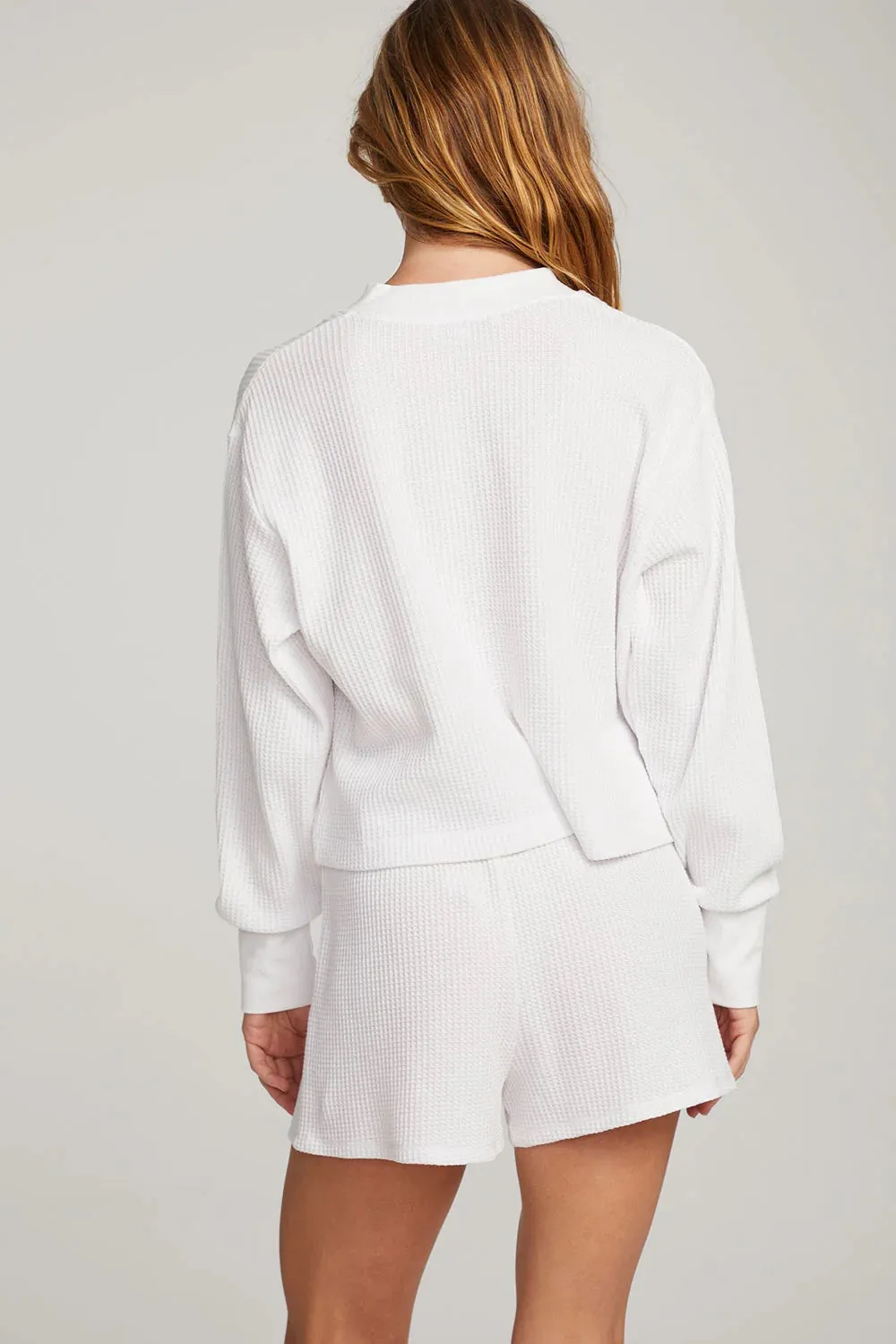 Thayne White Long Sleeve- White