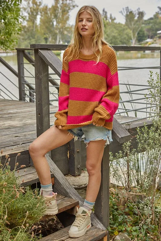 The Francine Striped Knit Sweater