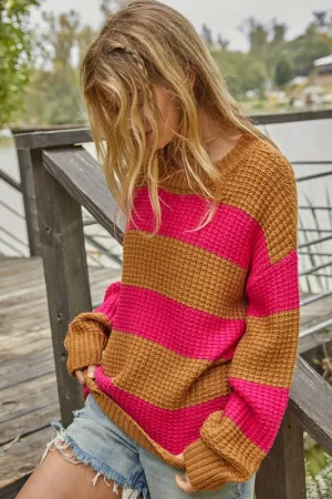 The Francine Striped Knit Sweater